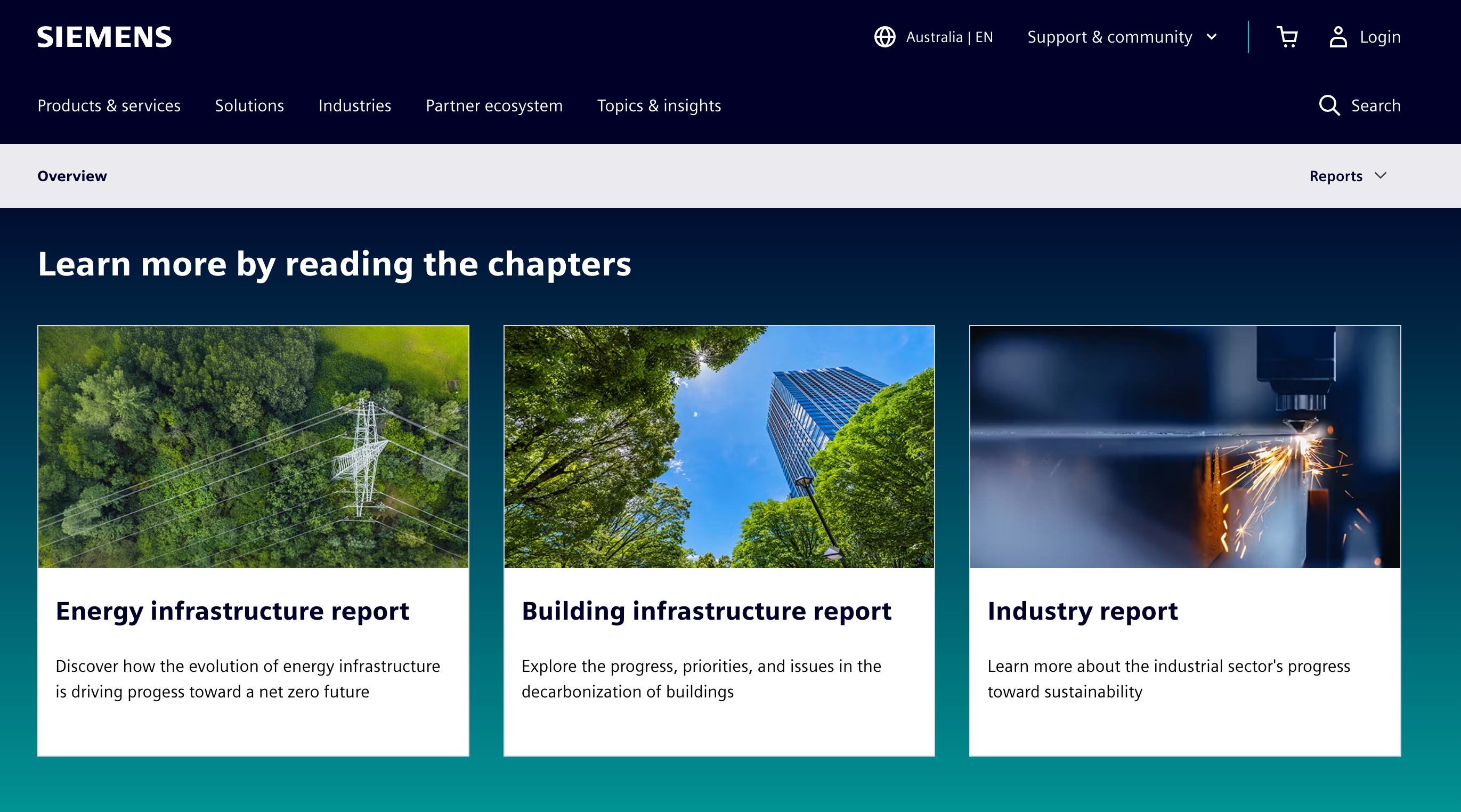 Siemens sustainability storytelling